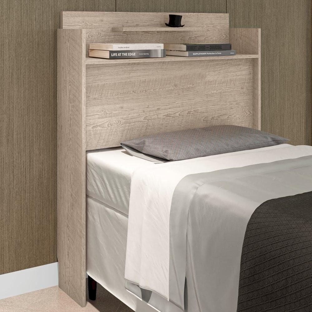 Cabeceira Solteiro Box Charlotte Amarula