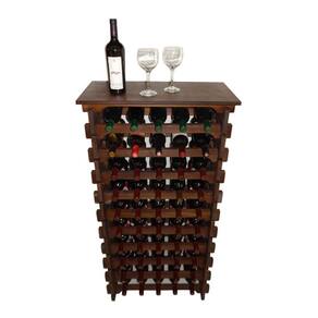 Adega Vinho Madeira 70 Garrafas Cor Imbuia C05 Cevey Adegas E Artesanatos