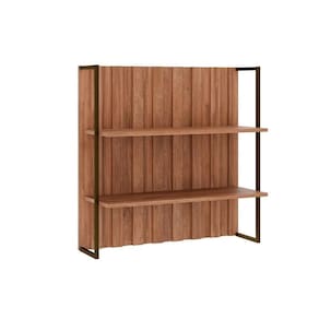 Armário Aéreo Para Cozinha Bella Ripado 2606 Com 2 Prateleiras 80cm Branco