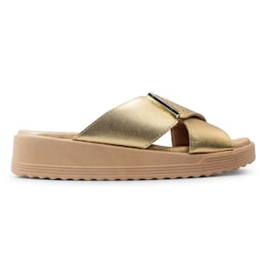 Tamanco Usaflex Feminino Salto Anabela Detalhe Casual MA10003