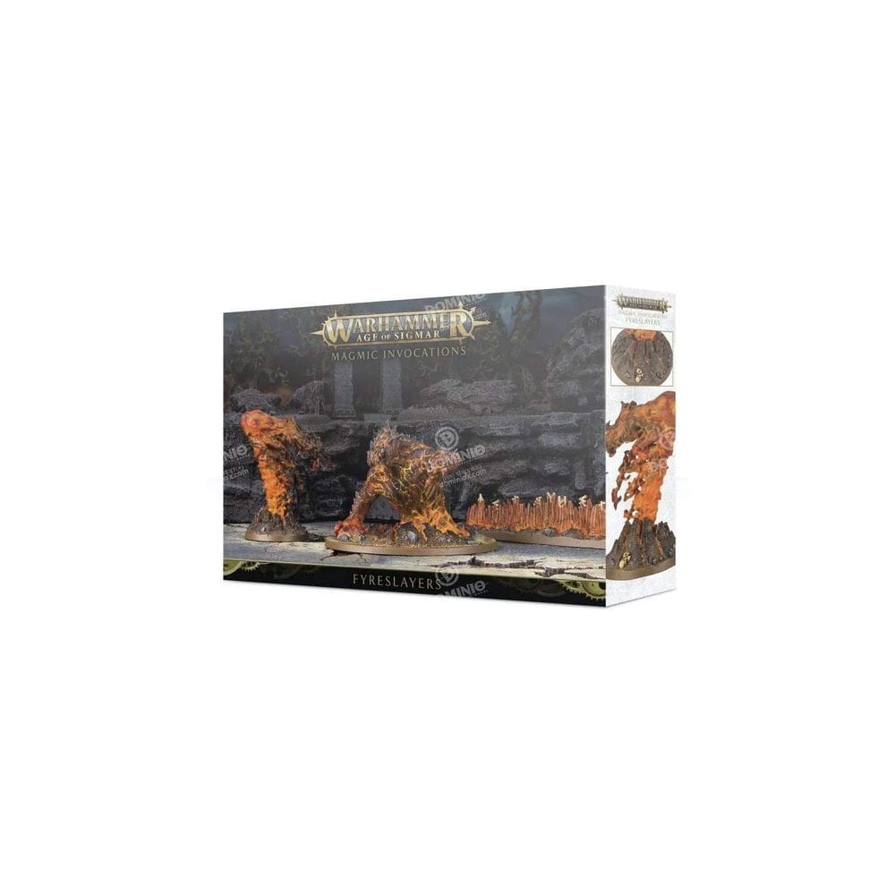 Invocações mágicas de Warhammer Age of Sigmar Fyreslayers