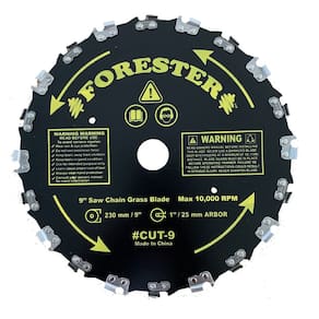 Lâmina de roçadeira de motosserra FORESTER 9” 20 dentes circular
