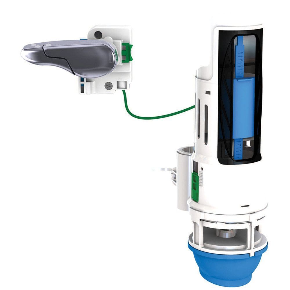 Válvula de descarga dupla e manípulo de alavanca Danco HYR271T Hydroright