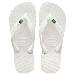 Chinelo Havaianas Brasil Branco Top Lançamento H001 - Feminino