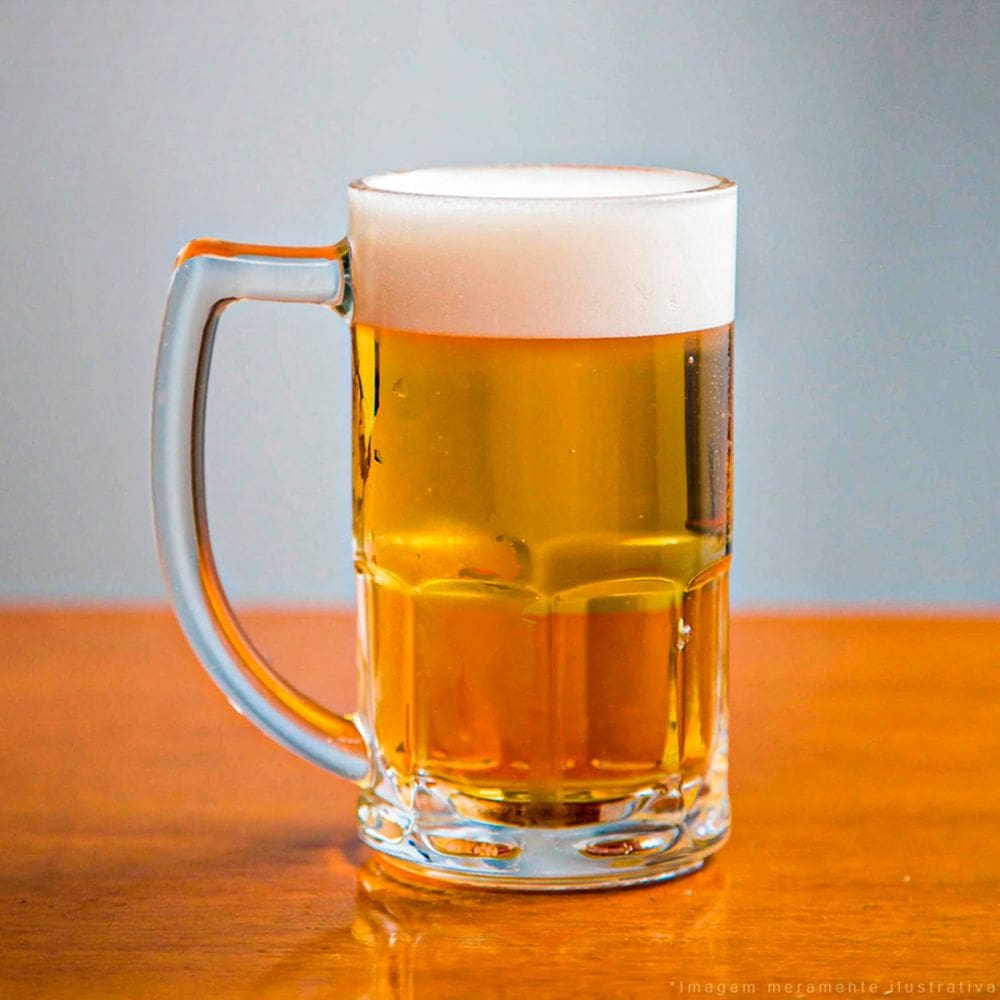 Canecas Vidro Resistente 320ML Chopp Cerveja Bar 10 Unidades