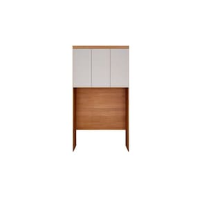 Módulo De Quarto Solteiro Armário Ponte Aéreo Rizon-linea C- 3 Portas Cumaru-fendi -  Horizonte