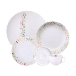 Aparelho De Jantar Tramontina Artemis Em Porcelana Decorada 30 Peças Tramontina