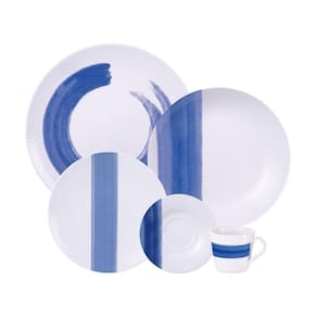 Aparelho De Jantar Tramontina Soho Em Porcelana Decorada 30 Peças Tramontina