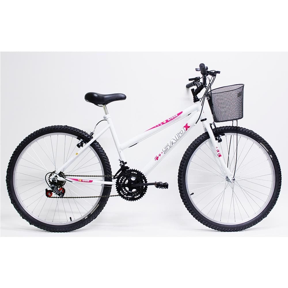Bicicleta Aro 26 Feminina Bike De Passeio 18 Marchas Saidx