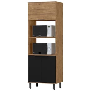 Torre Quente Mdf 3 Portas 80 Cm Tosc Tt001 Freijo Nero Mxm Freijo Nero