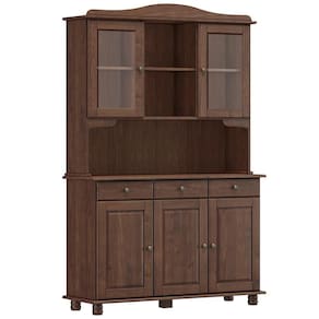 Cristaleira Madeira Maciça 5 Portas 129 Cm 8925 Cafe Milani Store Cafe