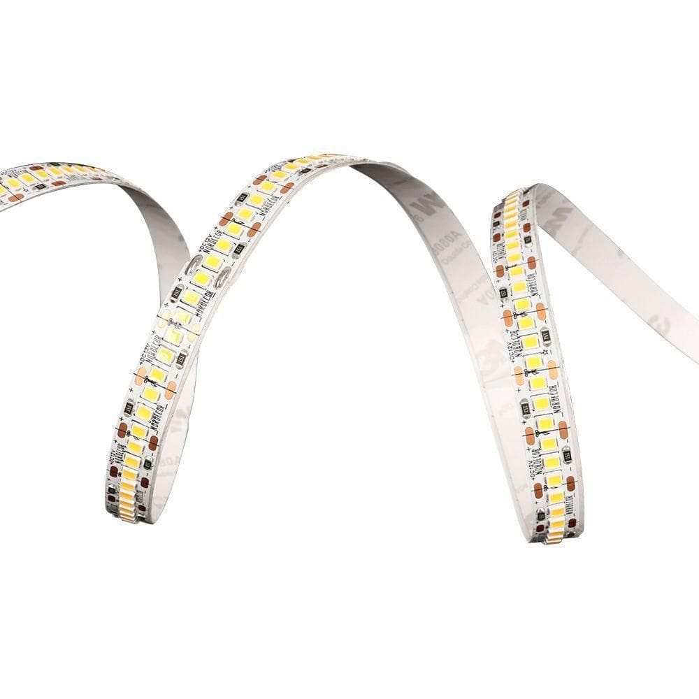 Fita De Led Nordecor Com 50 Metros 240leds-m 20w 12v 3000k Luz Amarela 7206