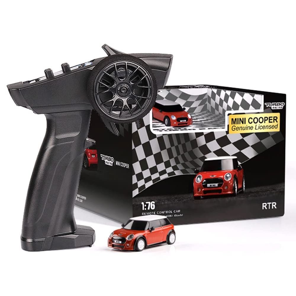 Carro esportivo de controle remoto havcybin Turbo Racing 1:76 Scale