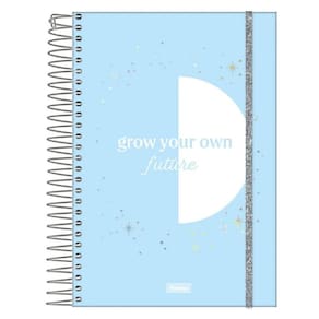 Caderno Universitário Fluor Mix Soft 10 Matérias Azul Foroni