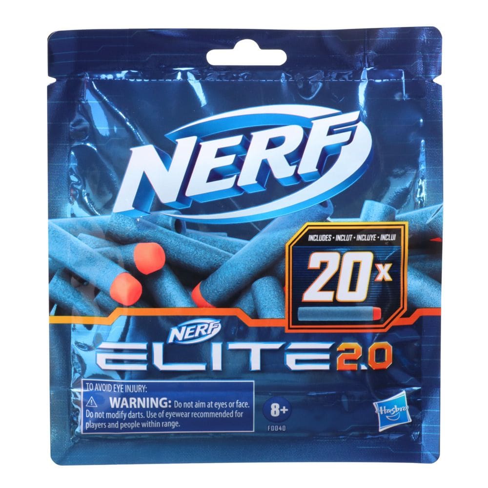 Refil De Dardos Nerf Elite 2.0 com 20 dardos