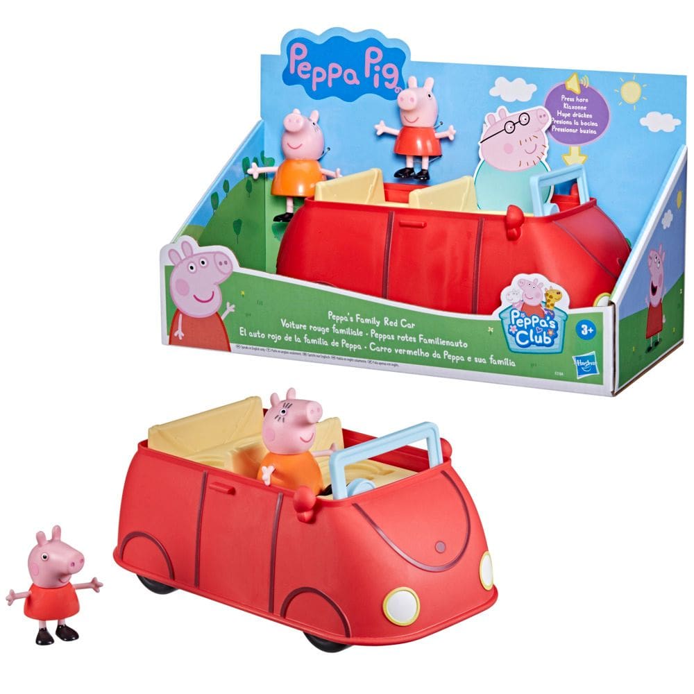 Peppa Pig Carro Vermelho da Família Pig