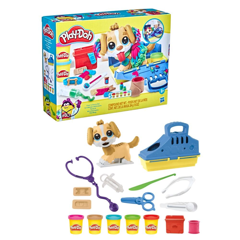 Massinha Play-Doh Veterinário Pet Shop