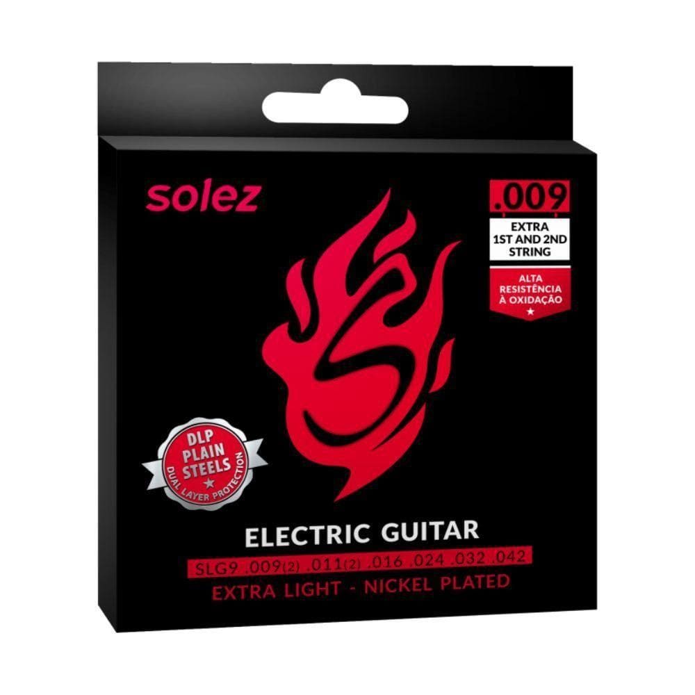 Encordoamento Solez P/ Guitarra Slg9 9/42 - Ec0343