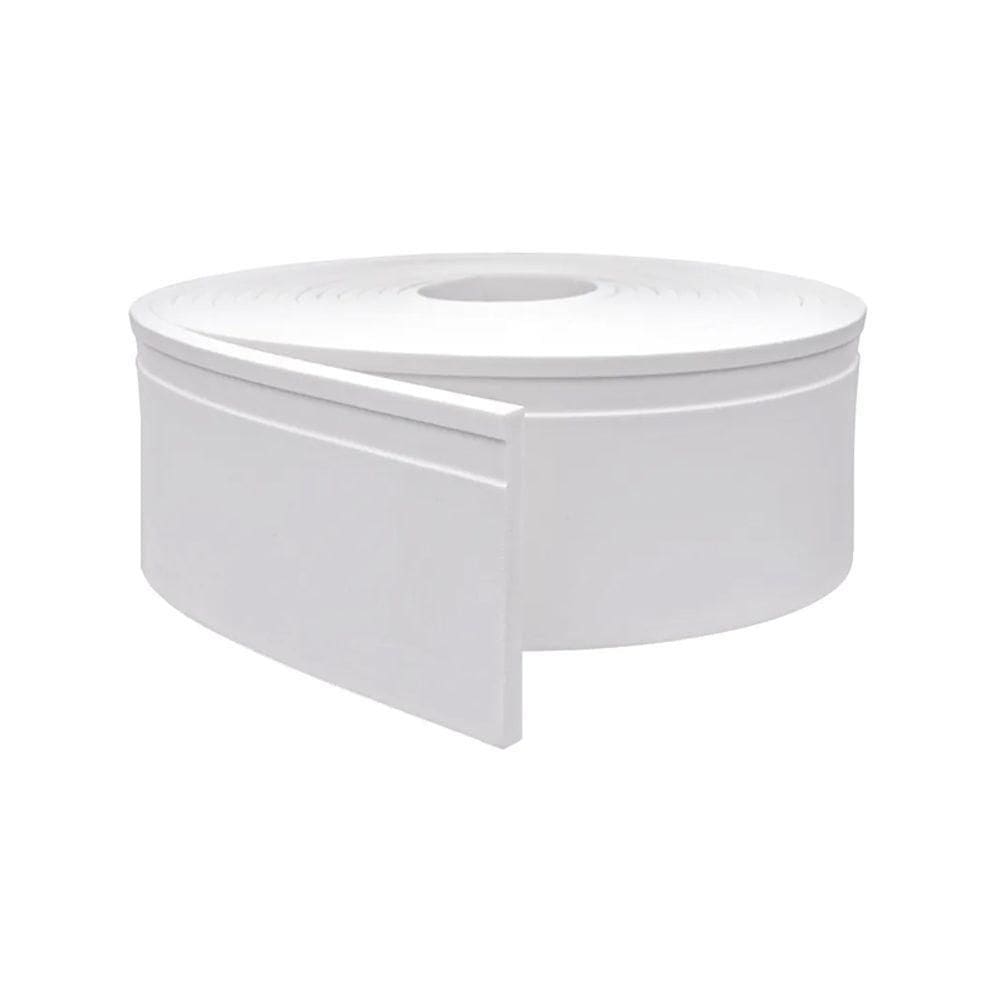 Rodapé De Eva Autocolante Rp16 15cm Branco 10 Metros
