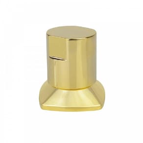 Acabamento Registro Metal Dourado Encaixe Padrao Docol 1/2 3/4