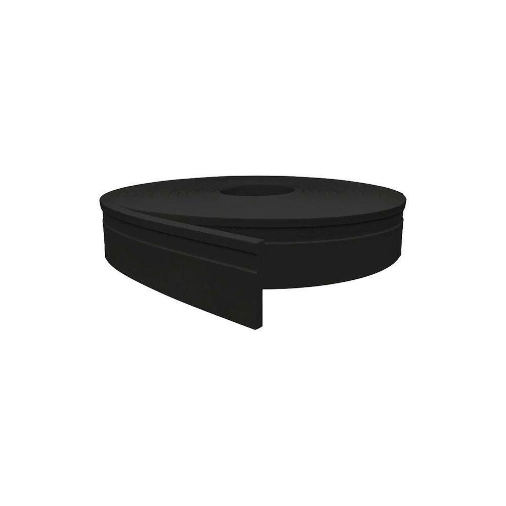 Rodapé De Eva Autocolante Rp16p 7cm Preto 2,5 Metros