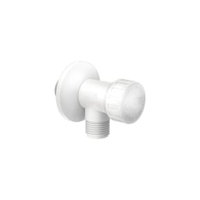 Registro Regulador De Vazão Com Filtro 1-2 Censi Branco