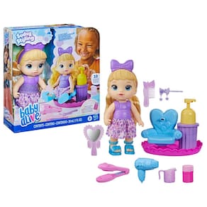 Baby Alive Sudsy Styling - Boneca de cabelos loiros