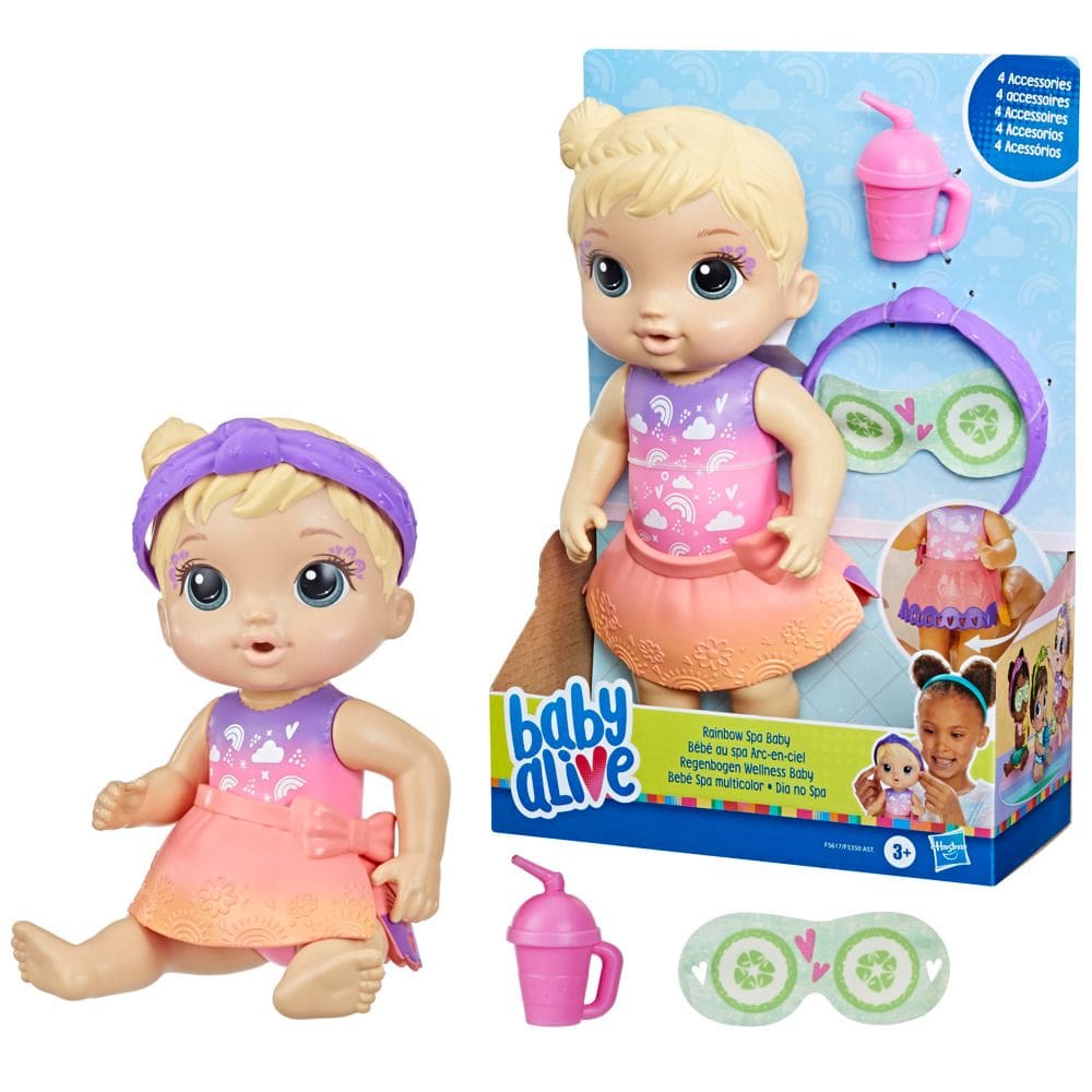 Boneca Baby Alive Dia no Spa Cabelo Loiro