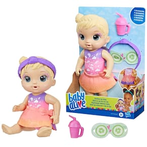 Boneca Baby Alive Dia no Spa Cabelo Loiro