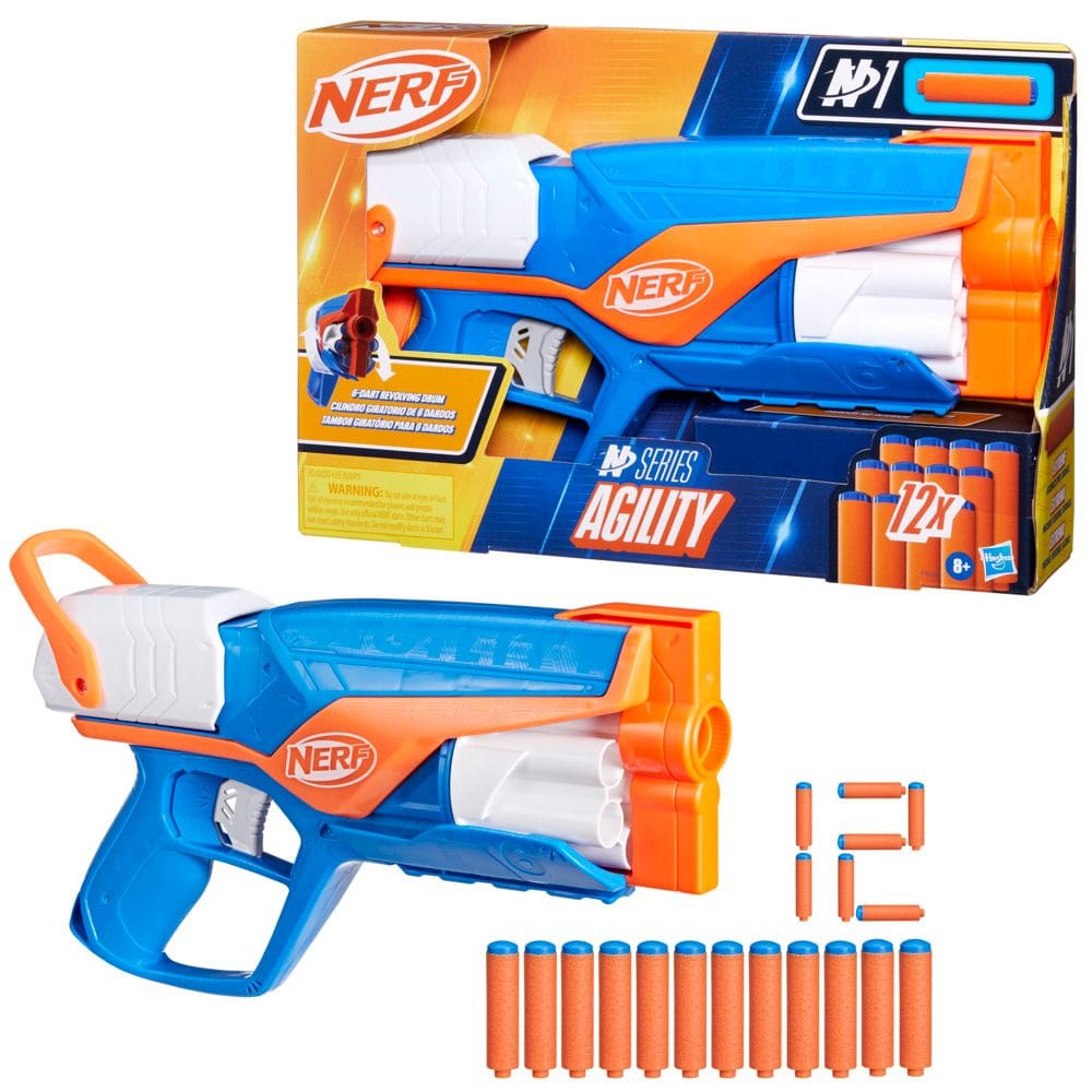 Nerf N Series Lançador Agility, 12 Dardos Nerf N1