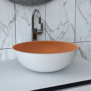 Cuba para Banheiro 335cm X 12cm em Alumínio Cobre/Branco