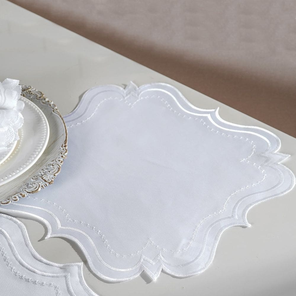 Jogo Americano Bordare 2 Pçs Bordado 40x40cm