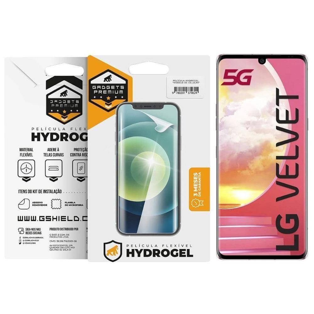 Película Para Lg Velvet - Hydrogel Gamer Fosca - Gshield