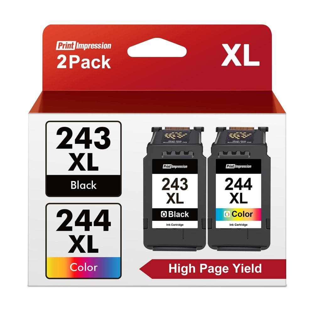 Cartuchos de tinta PrintImpression PG-243XL/CL-244XL para Canon