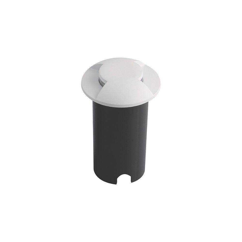 Balizador Astraled Brecher Redondo De Embutir Led 1w Bivolt Branco 3000k Luz Amarela Bl-5024