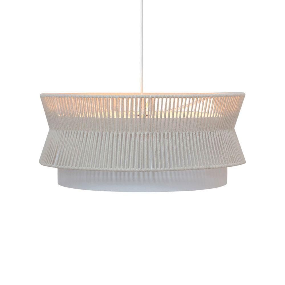Lustre Pendente Blumenau Gaia 60cm E27 Bivolt Branco