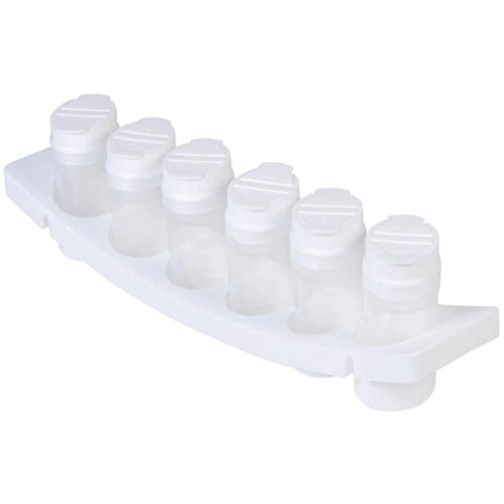 Porta Condimentos 7 Peças Branco - Plasutil