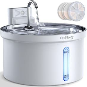 Fonte de água sem fio para gatos FEELNEEDY Automatic 3.5L