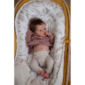 Boneca Reborn Baby Doll Anano Realistic Realistic Lifelike, menina de 45 cm