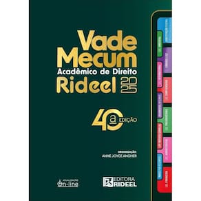 Vade Mecum Acadêmico de Direito Rideel 2025 - 1º Semestre - 40ª Edição