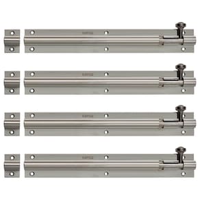 Kit 4 Trinco 200Mm Tarjeta Ferrolho De Porta Janela Alumínio
