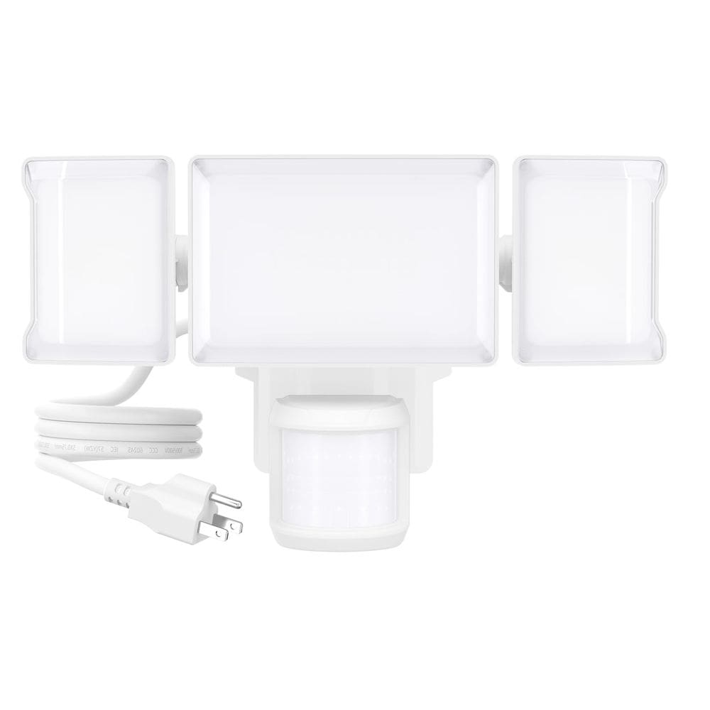 Luz externa com sensor de movimento Olafus 75W 7500LM IP65 branca