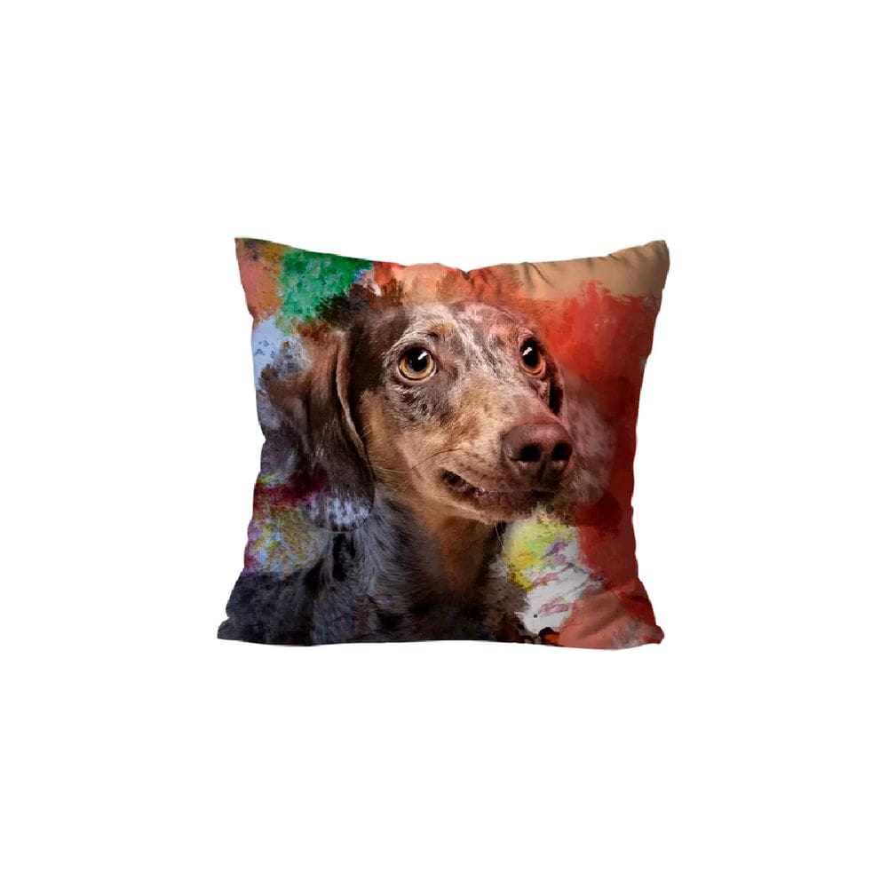 Capa Para Almofada Mdecore Pets 45x45cm  - Dachshund