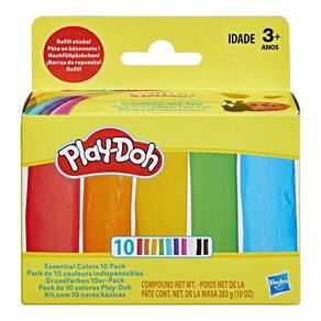 Kit Massa de Modelar Play-Doh Hasbro com 10 Cores - Item Variado