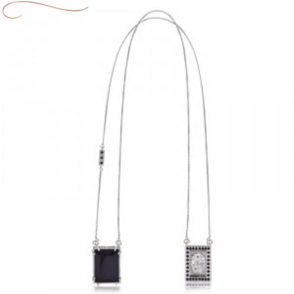 Escapulário Masculino Sagrado Unisex Banhado Com Pedra