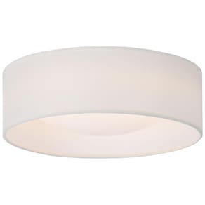 Luz de teto CALOKES 13 Tecido branco 24W 3000K LED 2400lm