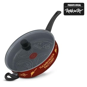 Frigideira Funda Hamburguer Factory Rochedo 28cm com Acessórios