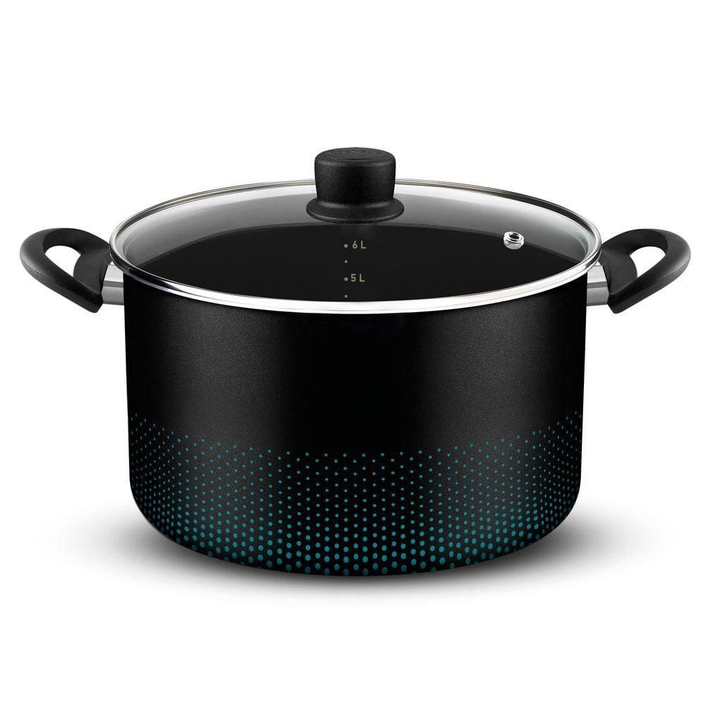 Caçarola Caldeirão Rochedo Smart Antiaderente 24cm com Tampa Apoia Fácil