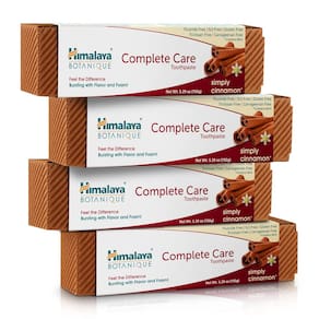 Pasta de dente Himalaya Botanique Complete Care Herbal 150mL, pacote com 4