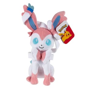 Brinquedo de pelúcia Pokémon Sylveon de 8 polegadas oficialmente licenciado